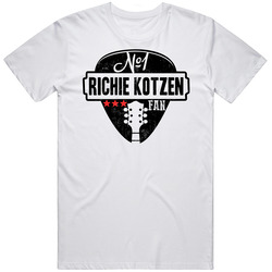 Number One Richie Kotzen Legendary Guitarist Bass Guitar Player Fan Retro Graphic Unisex Cotton White Classic T Shirt