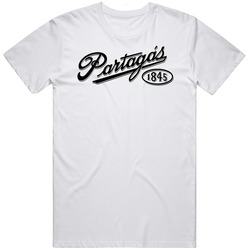 Cuban Cigar Tobacco Partagas  Havana Habanos Smoke Logo Label .png Retro Graphic Unisex Cotton White Classic T Shirt