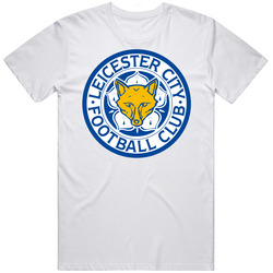 Leicester City Epl Premier English Football Soccer T  All Sizes Retro Graphic Unisex Cotton White Classic T Shirt