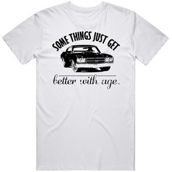 1970 Chevrolet Chevelle Ss 454 Better With Age Vintage Car Retro Graphic Unisex Cotton White Classic T Shirt