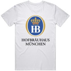 Hofbrauhaus Retro Graphic Unisex Cotton White Classic T Shirt