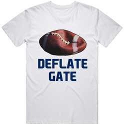Deflate Gate Patriots Afc Tom Brady Cheater Retro Graphic Unisex Cotton White Classic T Shirt