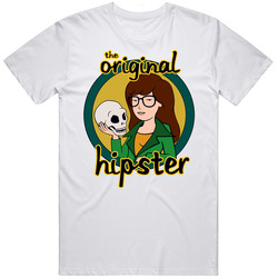 Daria t-shirt hipster funny tee Retro Graphic Unisex Cotton White Classic T Shirt