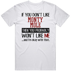 If You Don't Like Monty Mole Then You Won't Like Me Video Game Character Retro Graphic Unisex Cotton White Classic T Shirt