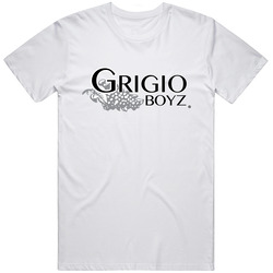 Grigio-boys Retro Graphic Unisex Cotton White Classic T Shirt