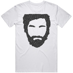 Beard Pronoun Retro Graphic Unisex Cotton White Classic T Shirt