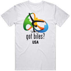 Got Simone Biles Gymnastics Usa Olympic Team Retro Graphic Unisex Cotton White Classic T Shirt