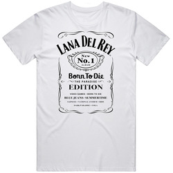 Lana El Rey Born To Die Retro Graphic Unisex Cotton White Classic T Shirt
