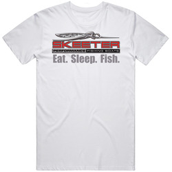 Sketer2 Retro Graphic Unisex Cotton White Classic T Shirt