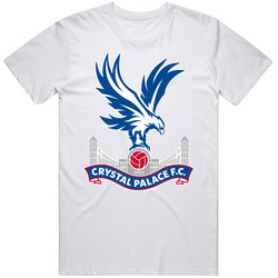 Crystal Palace Best Retro Graphic Unisex Cotton White Classic T Shirt