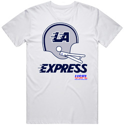 Los Angeles Express Usfl Football Retro Graphic Unisex Cotton White Classic T Shirt