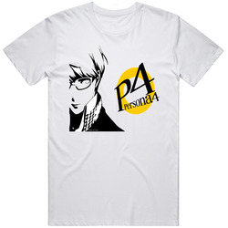 Persona Retro Graphic Unisex Cotton White Classic T Shirt