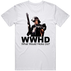 Aliens Movie Retro Graphic Unisex Cotton White Classic T Shirt