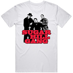 Sugar Hill Gang Retro Graphic Unisex Cotton White Classic T Shirt