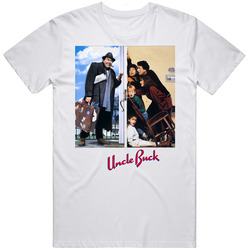 Uncle Buck Retro Graphic Unisex Cotton White Classic T Shirt