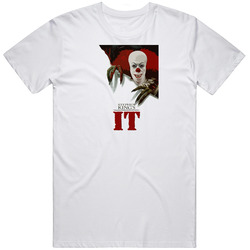 It Horror Movie Book Stephen King Retro Graphic Unisex Cotton White Classic T Shirt