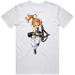 Marle Chrono Trigger Video Game Retro Graphic Unisex Cotton White Classic T Shirt