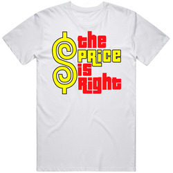 The Price Is Right Tv Show Retro Graphic Unisex Cotton White Classic T Shirt