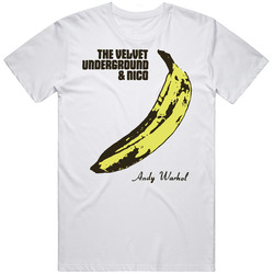 The Velvet Underground & Nico Music Retro Graphic Unisex Cotton White Classic T Shirt