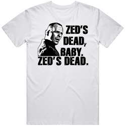 Pulp Fiction Zeds Dead Retro Graphic Unisex Cotton White Classic T Shirt