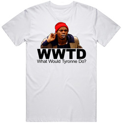 Tyrone Biggums Funny Joke Chappelle Retro Graphic Unisex Cotton White Classic T Shirt
