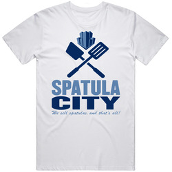 Uhf Spatula City Movie Retro Graphic Unisex Cotton White Classic T Shirt