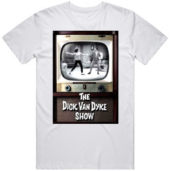 The Dick Van Dyke Retro Graphic Unisex Cotton White Classic T Shirt