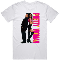 Pretty Woman Julia Roberts Movie Retro Graphic Unisex Cotton White Classic T Shirt