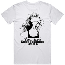 Antoine Dodson You Are So Dumb Retro Graphic Unisex Cotton White Classic T Shirt