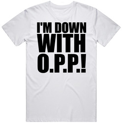 Opp Rap Retro Graphic Unisex Cotton White Classic T Shirt