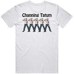 Channing Tatum Magic Mike Retro Graphic Unisex Cotton White Classic T Shirt