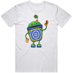 Team Umizoomi Bot Robot Retro Graphic Unisex Cotton White Classic T Shirt