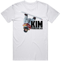 Chloe Kim Usa Snowboarding 2018 Olympics Athelete Fan T Shirt