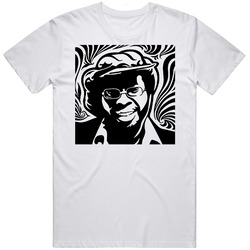 Curtis Mayfield Funk Soul Retro Graphic Unisex Cotton White Classic T Shirt