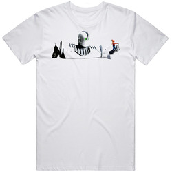 The Iron Giant Movies Retro Graphic Unisex Cotton White Classic T Shirt
