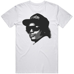 Cool Eazy Easy E Nwa Compton Retro Graphic Unisex Cotton White Classic T Shirt