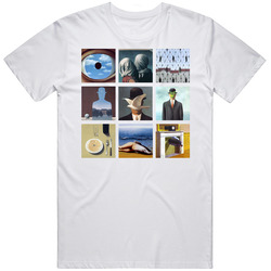 Rene Magritte Art Paintings Cute Trendy Artsy T Shirt