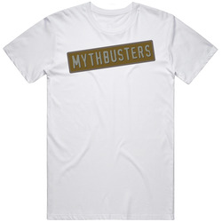 Mythbusters Logo Tv Show Retro Graphic Unisex Cotton White Classic T Shirt