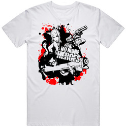 No More Heroes Anime Video Game Retro Graphic Unisex Cotton White Classic T Shirt