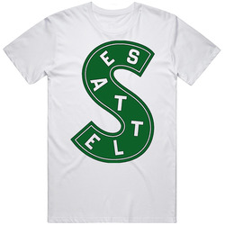 Seattle Metropolitans Retro Graphic Unisex Cotton White Classic T Shirt