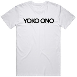 Love Yoko Ono Inspired Classic Rock Music Fan Retro Graphic Unisex Cotton White Classic T Shirt
