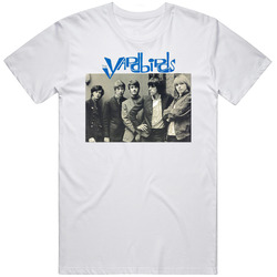 The Yardbirds Retro Graphic Unisex Cotton White Classic T Shirt