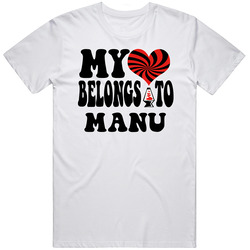 My Heart Belongs Love Manu T Shirt