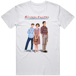 Men's Sixteen Candles Retro 80s Movie Retro Graphic Unisex Cotton White Classic T Shirt