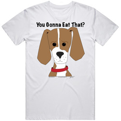 You Gonna Eat That? Retro Graphic Unisex Cotton White Classic T Shirt