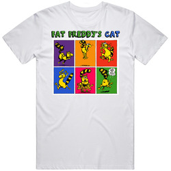 New Hot Design Fat Freddys Cat Retro Comic Funny New From Us Retro Graphic Unisex Cotton White Classic T Shirt