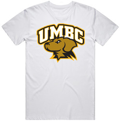 University Of Maryland Retrievers Basketball Umbc Retro Graphic Unisex Cotton White Classic T Shirt