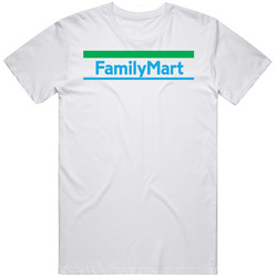Family Mart Retail Retro Graphic Unisex Cotton White Classic T Shirt