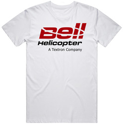 Bell Helicopter Manufacturing  1 Retro Graphic Unisex Cotton White Classic T Shirt