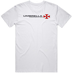 Umbrella Corporation Big Dark Retro Graphic Unisex Cotton White Classic T Shirt